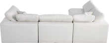 Load image into Gallery viewer, Serene Cream Linen Fabric Deluxe Cloud Modular Sectional