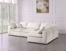 Load image into Gallery viewer, Serene Cream Linen Fabric Deluxe Cloud Modular Sectional