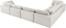 Load image into Gallery viewer, Serene Cream Linen Fabric Deluxe Cloud Modular Sectional
