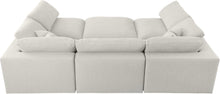 Load image into Gallery viewer, Serene Cream Linen Fabric Deluxe Cloud Modular Sectional