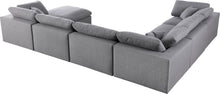 Load image into Gallery viewer, Serene Grey Linen Fabric Deluxe Cloud Modular Sectional