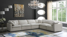 Load image into Gallery viewer, Plush Cream Velvet Standard Cloud Modular Sectional