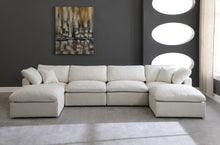 Load image into Gallery viewer, Plush Cream Velvet Standard Cloud Modular Sectional