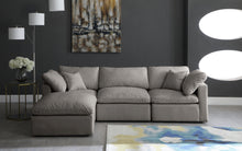 Load image into Gallery viewer, Plush Grey Velvet Standard Cloud Modular Sectional