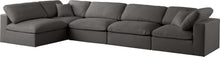 Load image into Gallery viewer, Plush Grey Velvet Standard Cloud Modular Sectional
