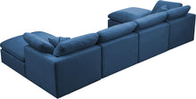 Load image into Gallery viewer, Plush Navy Velvet Standard Cloud Modular Sectional