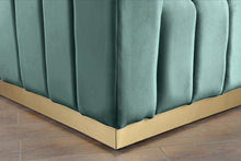 Load image into Gallery viewer, Marlon Mint Velvet Loveseat