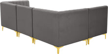 Load image into Gallery viewer, Alina Grey Velvet Modular Sectional