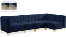 Load image into Gallery viewer, Alina Navy Velvet Modular Sectional