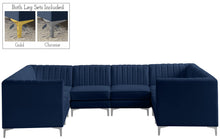 Load image into Gallery viewer, Alina Navy Velvet Modular Sectional