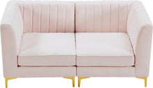 Load image into Gallery viewer, Alina Pink Velvet Modular Sectional