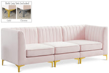 Load image into Gallery viewer, Alina Pink Velvet Modular Sectional