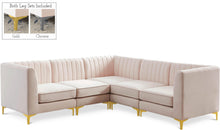Load image into Gallery viewer, Alina Pink Velvet Modular Sectional