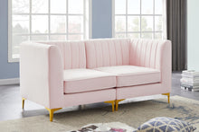 Load image into Gallery viewer, Alina Pink Velvet Modular Sectional