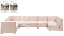 Load image into Gallery viewer, Alina Pink Velvet Modular Sectional