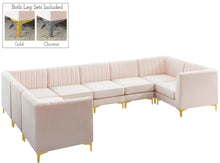 Load image into Gallery viewer, Alina Pink Velvet Modular Sectional