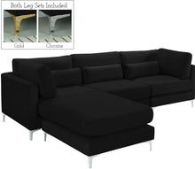 Load image into Gallery viewer, Julia Black Velvet Modular Sectional (4 Boxes)