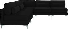 Load image into Gallery viewer, Julia Black Velvet Modular Sectional (5 Boxes)