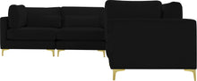 Load image into Gallery viewer, Julia Black Velvet Modular Sectional (5 Boxes)