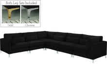 Load image into Gallery viewer, Julia Black Velvet Modular Sectional (6 Boxes)