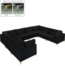 Load image into Gallery viewer, Julia Black Velvet Modular Sectional (8 Boxes)