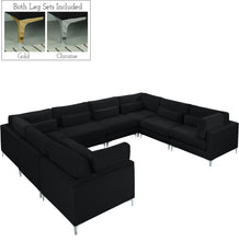 Load image into Gallery viewer, Julia Black Velvet Modular Sectional (8 Boxes)