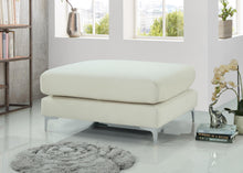 Load image into Gallery viewer, Julia Cream Velvet Modular Ottoman