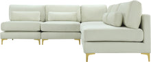 Load image into Gallery viewer, Julia Cream Velvet Modular Sectional (5 Boxes)