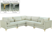 Load image into Gallery viewer, Julia Cream Velvet Modular Sectional (5 Boxes)