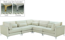 Load image into Gallery viewer, Julia Cream Velvet Modular Sectional (5 Boxes)