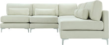 Load image into Gallery viewer, Julia Cream Velvet Modular Sectional (5 Boxes)