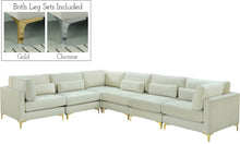 Load image into Gallery viewer, Julia Cream Velvet Modular Sectional (6 Boxes)