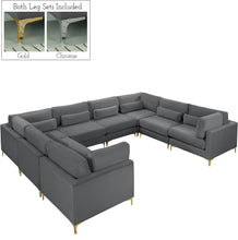 Load image into Gallery viewer, Julia Grey Velvet Modular Sectional (8 Boxes)