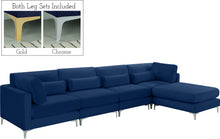 Load image into Gallery viewer, Julia Navy Velvet Modular Sectional (5 Boxes)