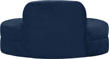 Load image into Gallery viewer, Mitzy Navy Velvet Loveseat