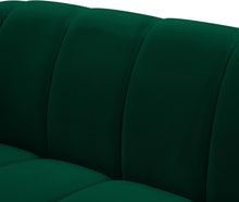 Load image into Gallery viewer, Elijah Green Velvet Loveseat