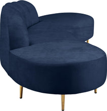Load image into Gallery viewer, Divine Navy Velvet 2pc. Sectional