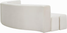 Load image into Gallery viewer, Curl Cream Velvet 2pc. Sectional