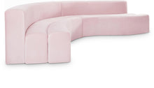 Load image into Gallery viewer, Curl Pink Velvet 2pc. Sectional