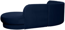 Load image into Gallery viewer, Rosa Navy Velvet 3pc. Sectional (3 Boxes)