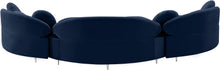 Load image into Gallery viewer, Vivacious Navy Velvet 3pc. Sectional (3 Boxes)