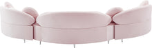 Load image into Gallery viewer, Vivacious Pink Velvet 3pc. Sectional (3 Boxes)
