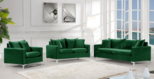 Load image into Gallery viewer, Naomi Green Velvet Loveseat