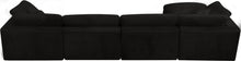 Load image into Gallery viewer, Cozy Black Velvet Cloud Modular Sectional