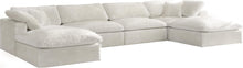 Load image into Gallery viewer, Cozy Cream Velvet Cloud Modular Sectional
