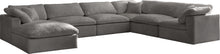 Load image into Gallery viewer, Cozy Grey Velvet Cloud Modular Sectional