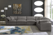 Load image into Gallery viewer, Cozy Grey Velvet Cloud Modular Sectional