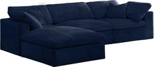 Load image into Gallery viewer, Cozy Navy Velvet Cloud Modular Sectional