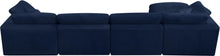 Load image into Gallery viewer, Cozy Navy Velvet Cloud Modular Sectional