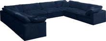 Load image into Gallery viewer, Cozy Navy Velvet Cloud Modular Sectional